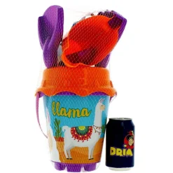 MONDO Aire Libre-Cubo de Playa Llama con Accesorios