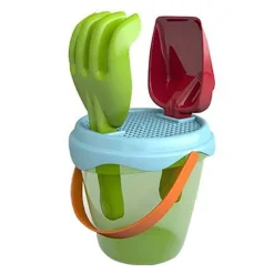 COLOR BABY Aire Libre-Cubo de Playa Traslúcido con Accesorios Surtido