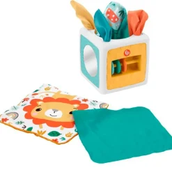 FISHER PRICE Primera Infancia Y Preescolar-Cubo Sensorial Pañuelos Divertidos
