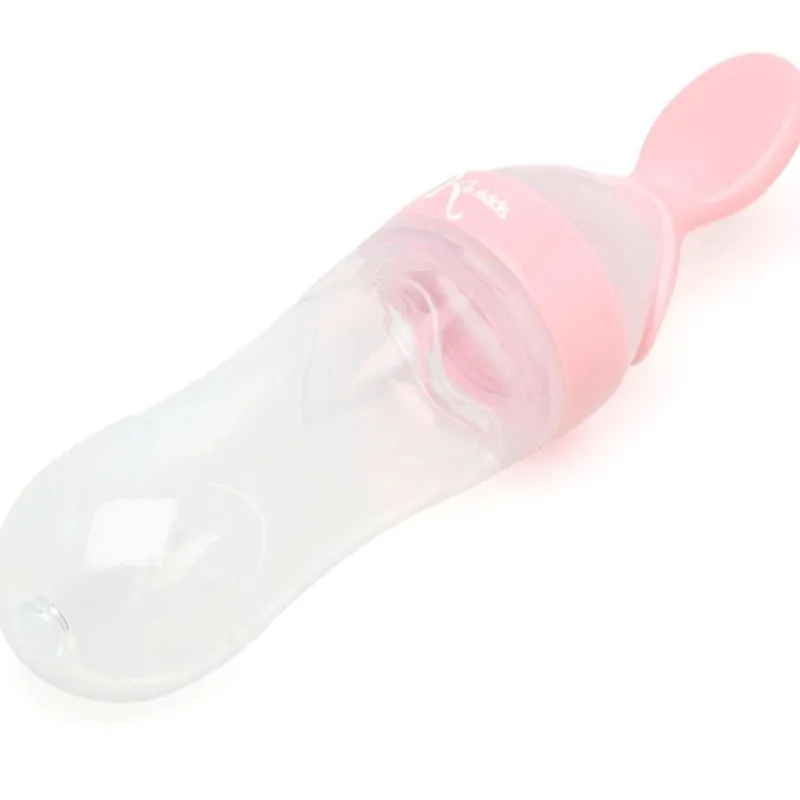 Cuchara dispensadora papilla Rosa*KIOKIDS Discount