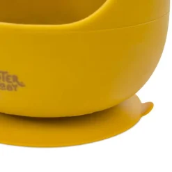 Cuenco silicona c/ cuchara Mostaza*INTERBABY Discount