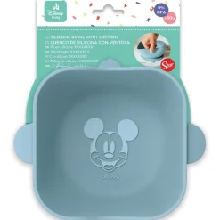 STOR Vajillas Infantiles-Cuenco silicona ventosa Mickey