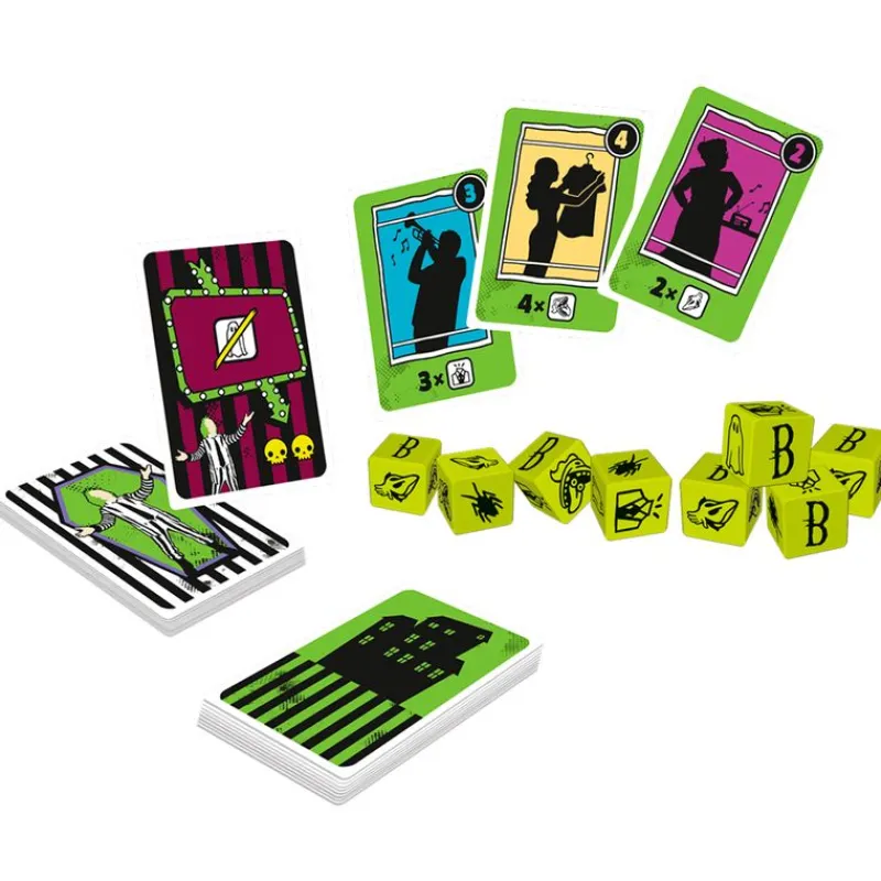 ASMODEE Amigos Y Familia-Cuidado con Beetlejuice Juego Mesa