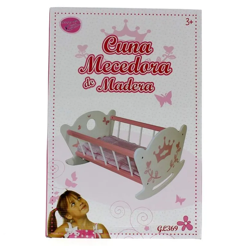 SELECCION DRIM Juegos Y Juguetes De Imitación-Cuna Balancín de Madera