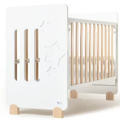INTERBABY Cunas-Cuna Colecho Estrellas 120*60 blanca