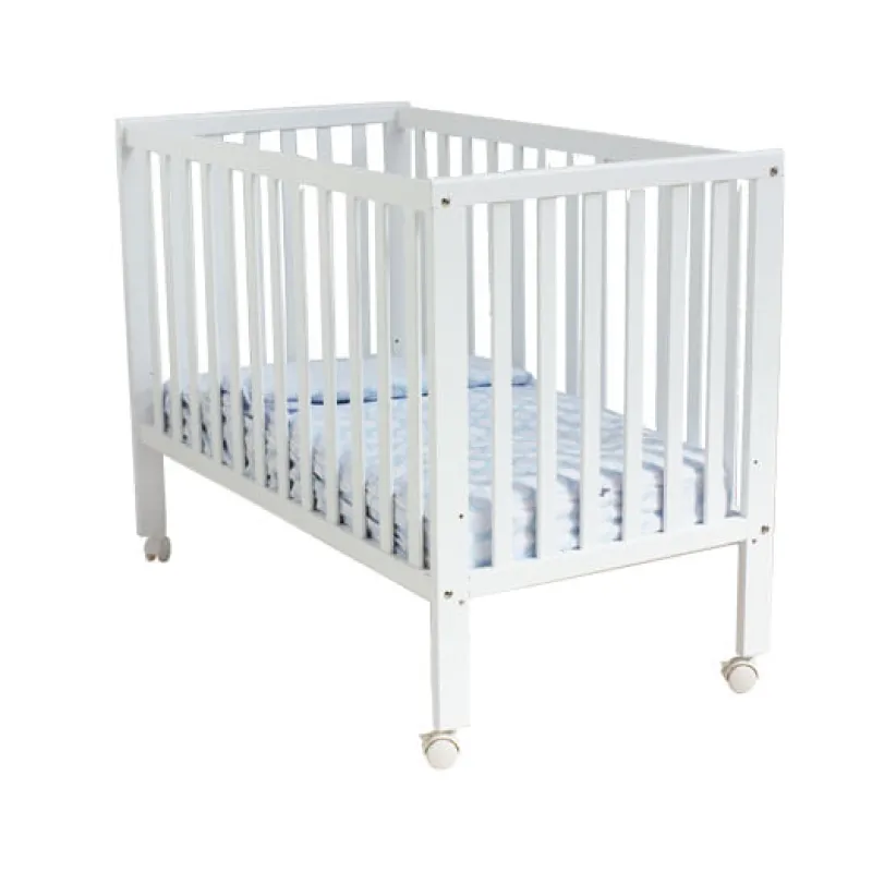 MATERNAL Cunas|Juegos De Madera-Cuna de madera lacada blanca