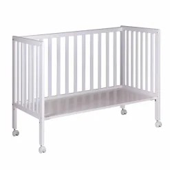 MATERNAL Cunas|Juegos De Madera-Cuna de madera lacada blanca