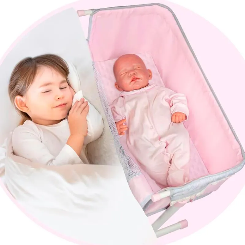 DECUEVAS Juegos Y Juguetes De Imitación-Cuna de Muñecas Duerme Conmigo Sophie Ajustable