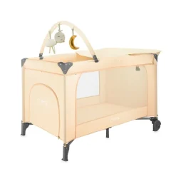 MOMI Cunas De Viaje-Cuna de viaje 2 alturas Belove Plus Beige