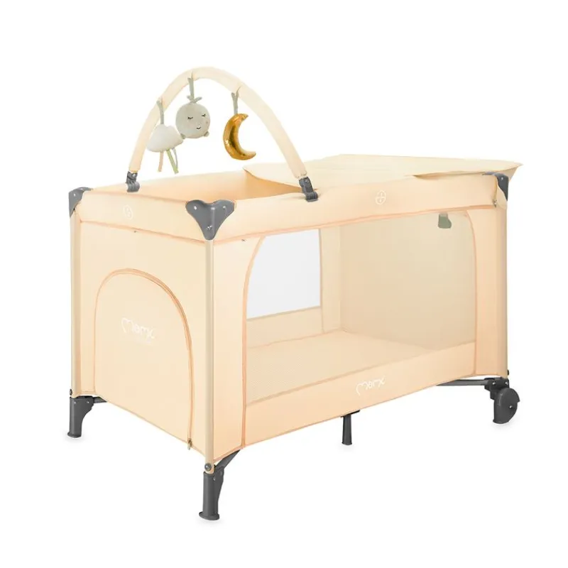 MOMI Cunas De Viaje-Cuna de viaje 2 alturas Belove Plus Beige