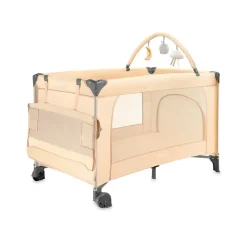 MOMI Cunas De Viaje-Cuna de viaje 2 alturas Belove Plus Beige