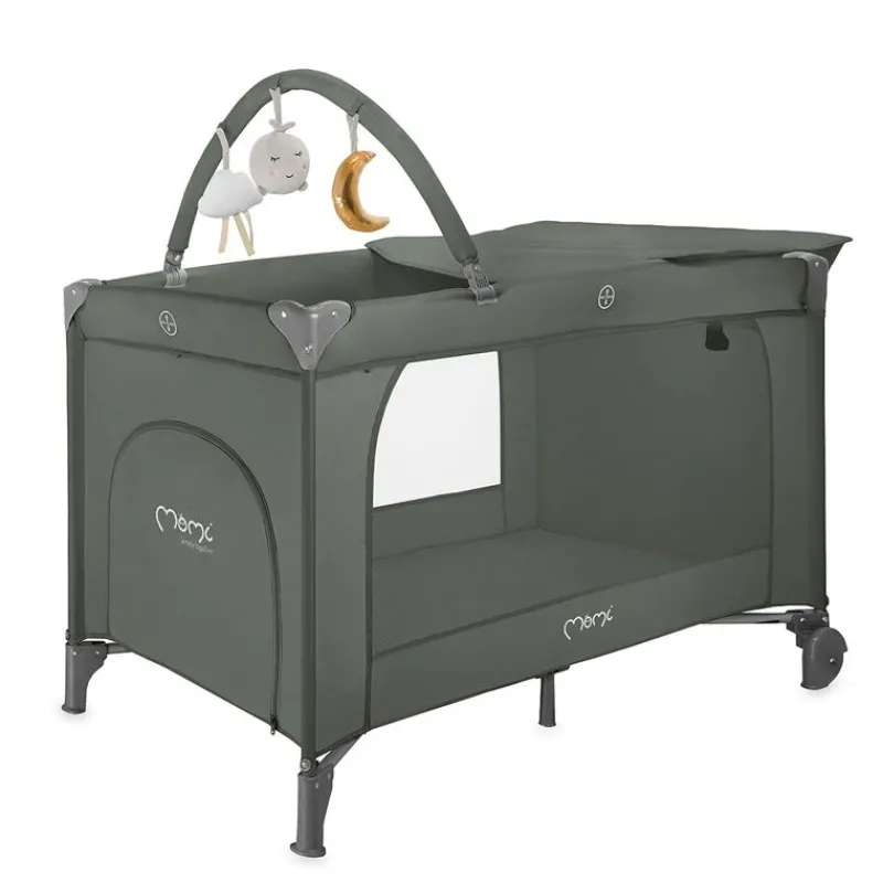 MOMI Cunas De Viaje-Cuna de viaje 2 alturas Belove Plus Verde