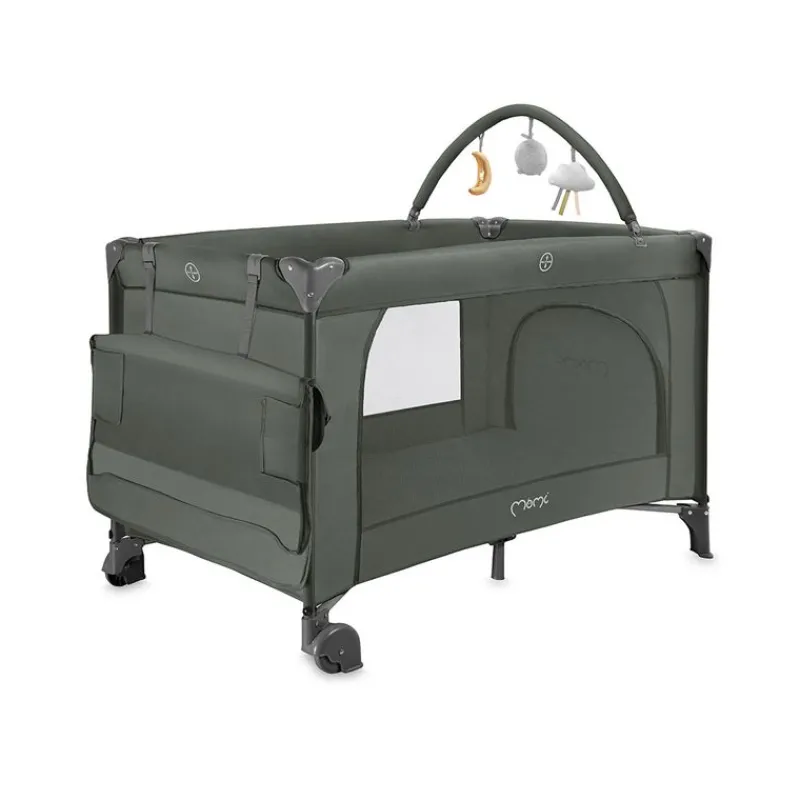 MOMI Cunas De Viaje-Cuna de viaje 2 alturas Belove Plus Verde