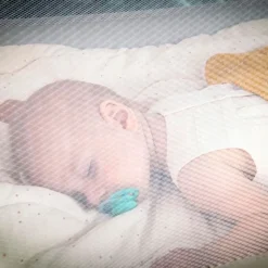 Cuna de viaje con gatera Gris*HAUCK Best