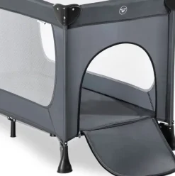 Cuna de viaje con gatera Gris*HAUCK Best