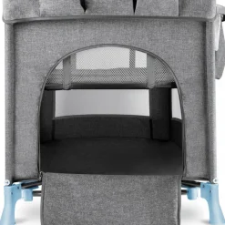 KINDERKRAFT Cunas De Viaje-Cuna de viaje doble altura Joy Azul