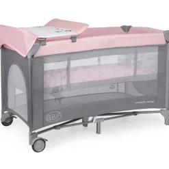 Cuna de viaje dos alturas Complet Rosa*MS Outlet