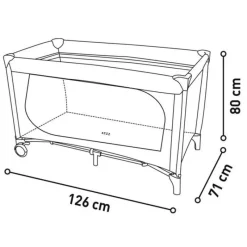 Cuna de viaje Essential Azul*ASALVO Discount