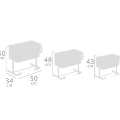 Cuna Duerme Conmigo para Muñecas Koala Regulable*DECUEVAS Online