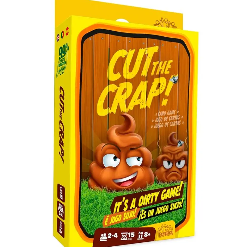 CREATIVE TOYS Juegos De Mesa-Cut the Crap Juego de Cartas