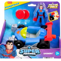 IMAGINEXT Figuras Y Figuras De Acción|Vehículos, Trenes Y Parkings-DC Metal Force Super Friends Vehículo Surtido