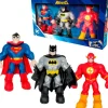 BIZAK Figuras Y Figuras De Acción-DC Monster Flex Pack 3 Superhéroes