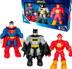 BIZAK Figuras Y Figuras De Acción-DC Monster Flex Pack 3 Superhéroes