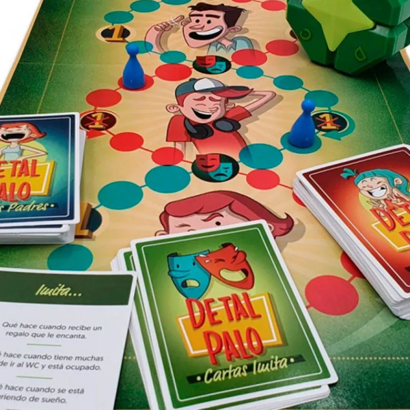 BIZAK Juegos De Mesa-De tal Palo Juego de Mesa