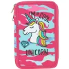 SELECCION DRIM Escolar-Decks Unicornio Estuche Triple