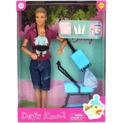 DRIM DISCOUNT Muñecas-Defa Kevin Muñeco con Bebé y Carrito Surtido