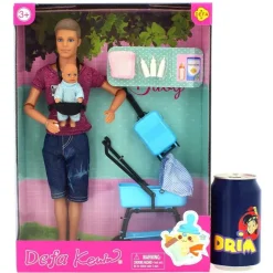 DRIM DISCOUNT Muñecas-Defa Kevin Muñeco con Bebé y Carrito Surtido