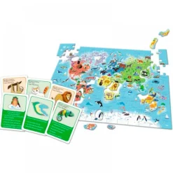 CLEMENTONI Juegos Y Juguetes Educativos-Descubramos el Mundo