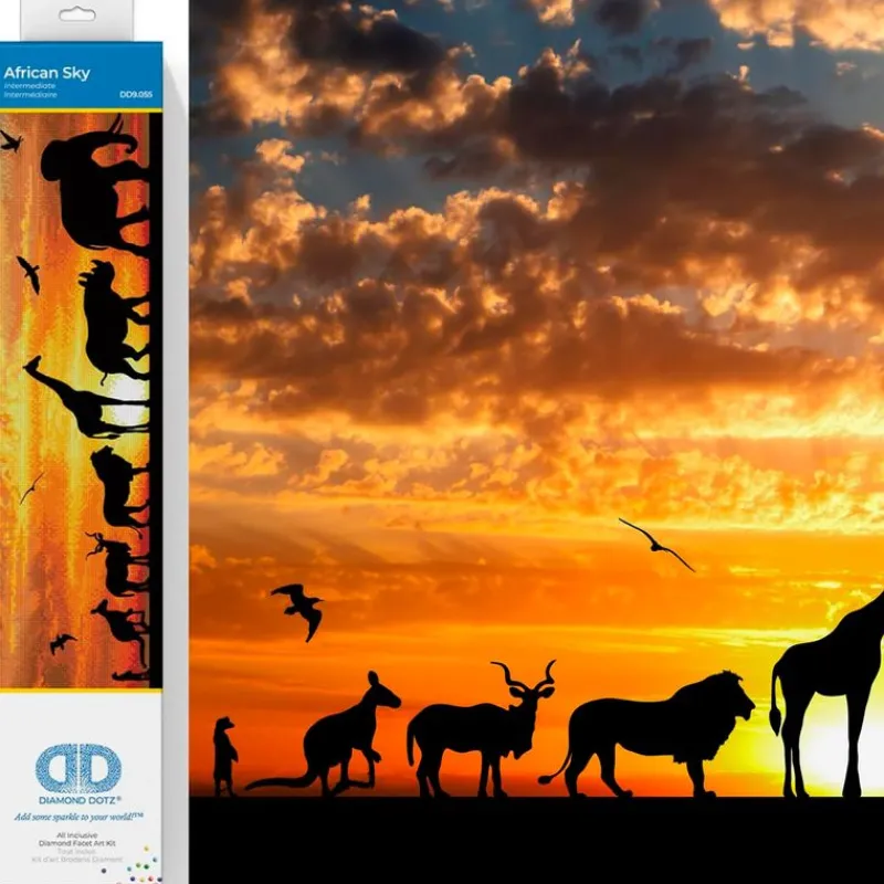 Diamond Dotz Diamond Painting Cielo Africano*MADNESS TOYS