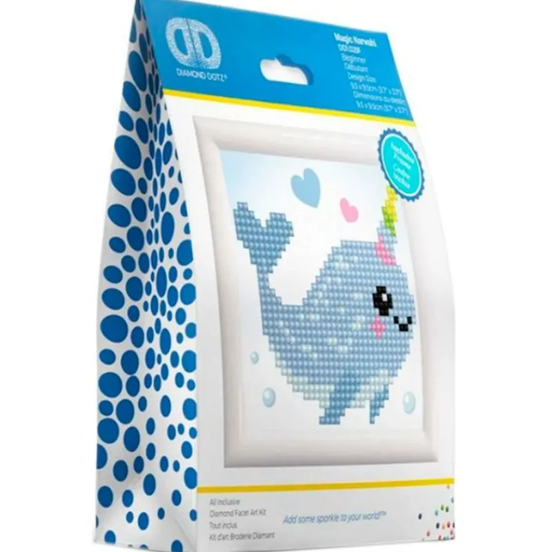 MADNESS TOYS Manualidades-Diamond Dotz Diamond Painting Mágico Narval
