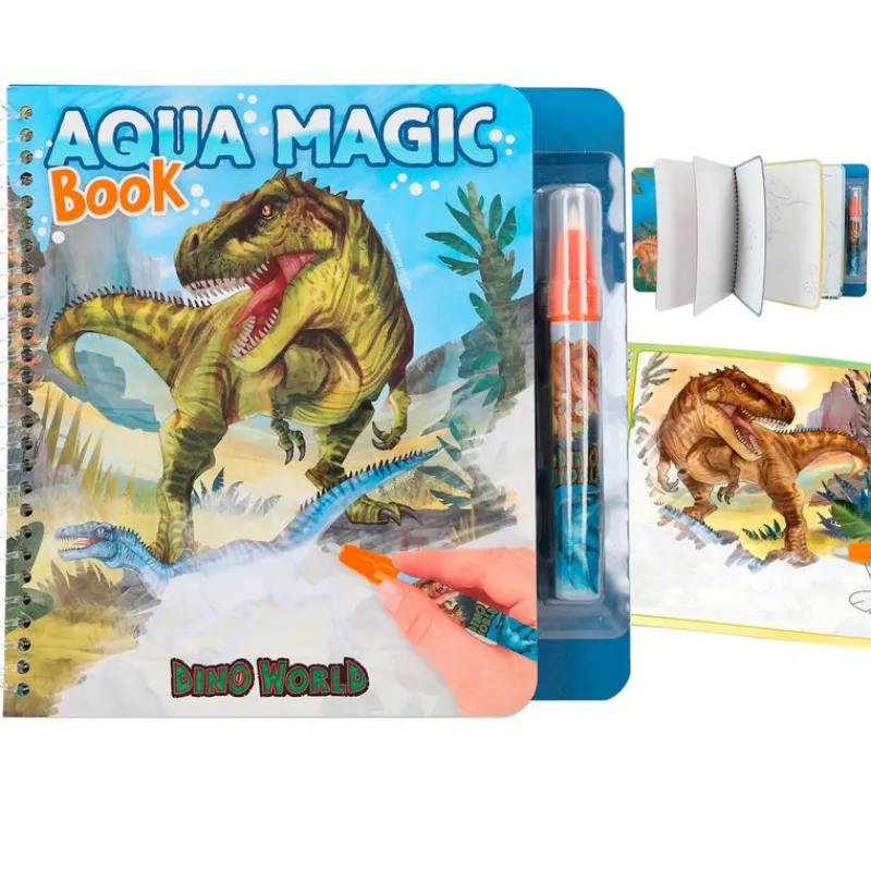 DEPESCHE Escolar|Manualidades-Dino World Aqua Magic Book