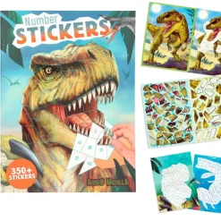 Dino World Libro de Pegatinas por Números*DEPESCHE