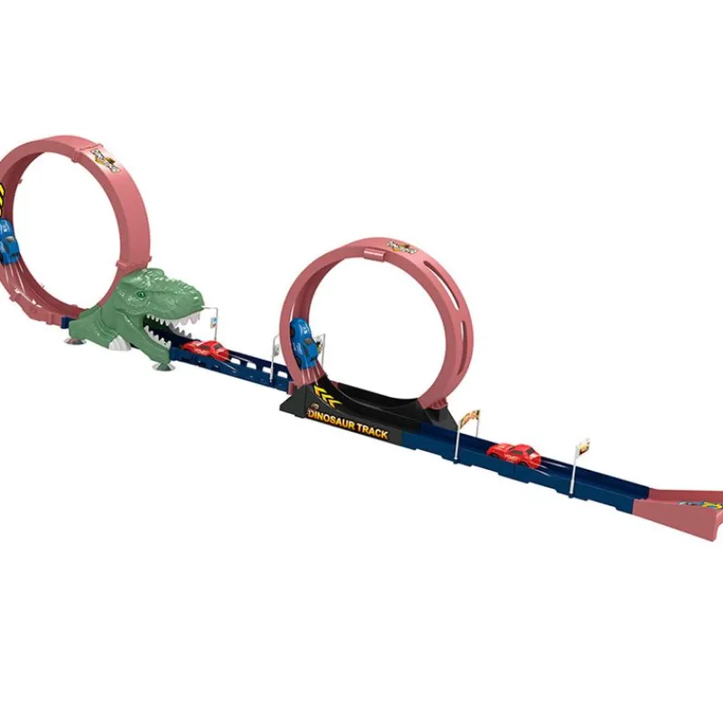 DRIM DISCOUNT Vehículos, Trenes Y Parkings-Dinosaur Truck Pista de Carreras