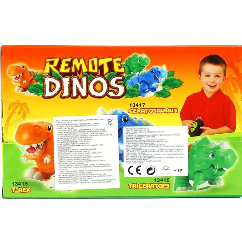 DRIM DISCOUNT Vehículos, Trenes Y Parkings-Dinosaurio Naranja R/C
