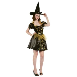 DRIM DISCOUNT Disfraces Y Complementos|Disfraces Y Complementos-Disfraz de Bruja con Calaveras Adulto