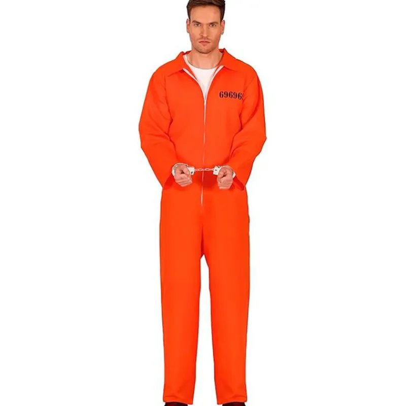 Disfraz de Convicto Naranja*FIESTAS GUIRCA Sale