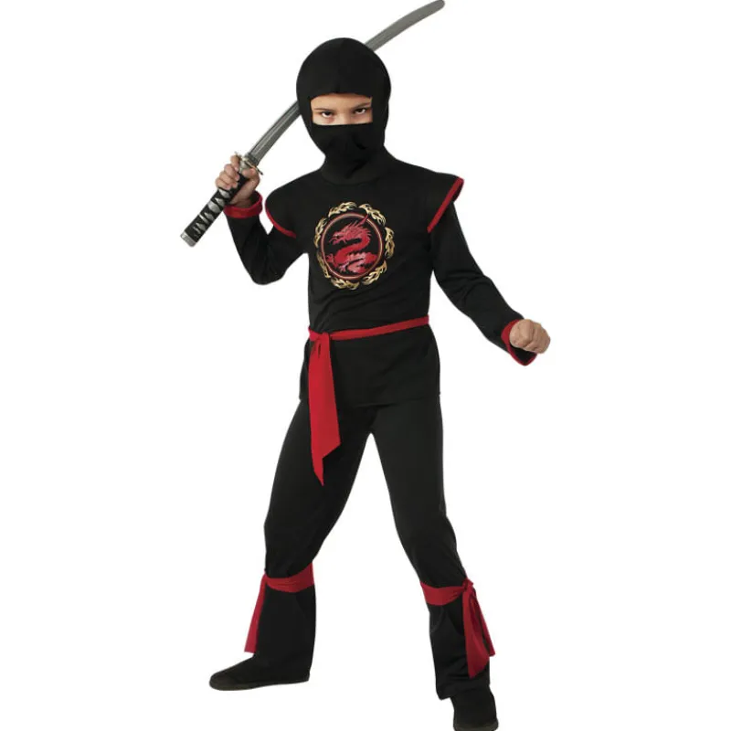 Disfraz Dragón Ninja Negro*RUBIE'S Outlet