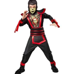 RUBIE'S Disfraces Y Complementos|Disfraces Y Complementos-Disfraz Guerrero Ninja Rojo