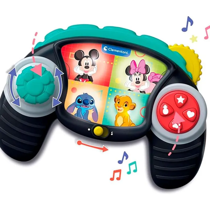 CLEMENTONI Primera Infancia Y Preescolar-Disney Baby Mando Consola Infantil