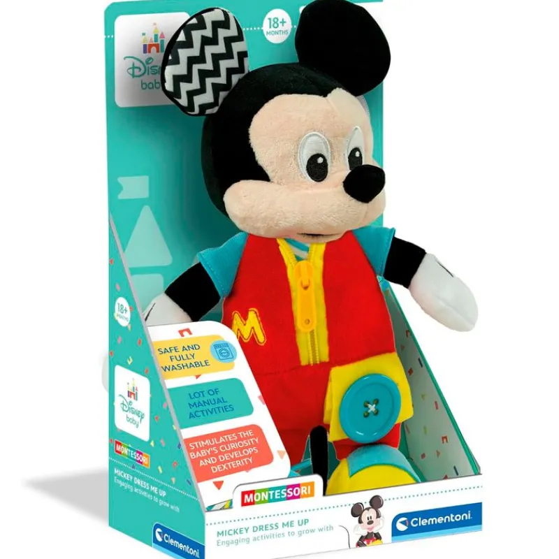 Disney Baby Mickey Vísteme Montessori*CLEMENTONI Best