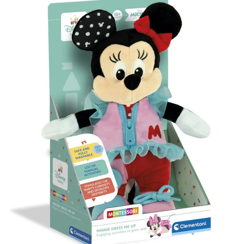 Disney Baby Minnie Vísteme Montessori*CLEMENTONI Hot