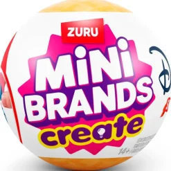 ZURU Manualidades-Disney Mini Brands Create Snacks Bola Sorpresa