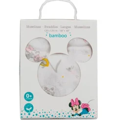 INTERBABY Ropa De Cuna-Disney Minnie Mouse Muselina Bambú