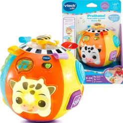VTECH Primera Infancia Y Preescolar-Diverbola Bebé Animales y Formas