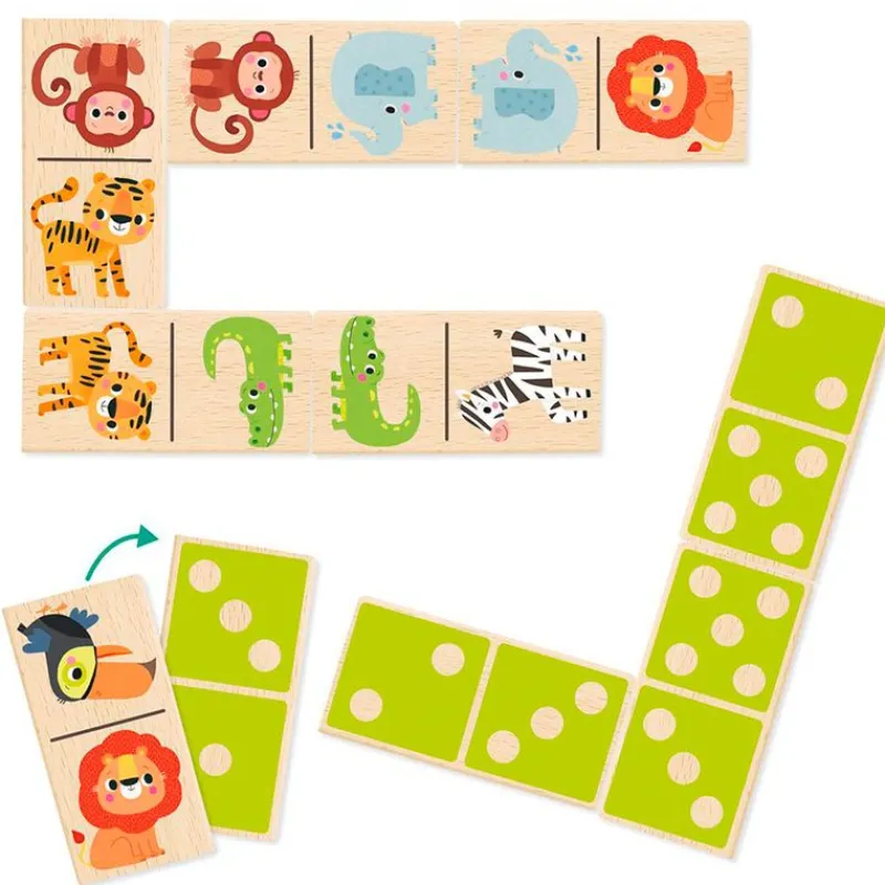 Dominó Selva Reversible Madera*GOULA New