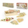 COLOR BABY Juegos De Madera|Juegos De Mesa-Domino Animales Madera